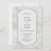 Uitnodiging tot weddenschap met een Bleek grijs ge (Voorkant)