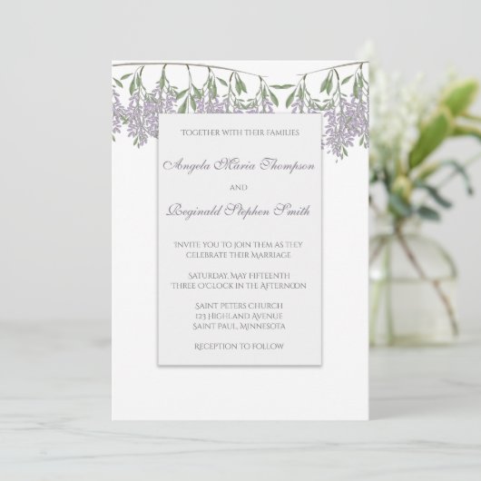 Uitnodiging tot weddenschap met gefinteerde Wister (Staand voorkant)