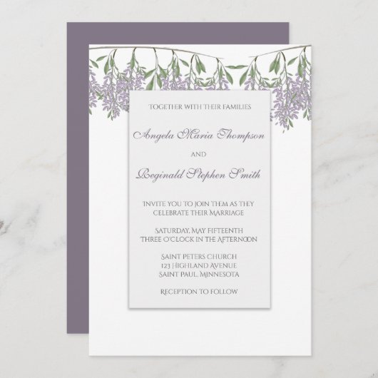 Uitnodiging tot weddenschap met gefinteerde Wister (Voorkant / Achterkant)