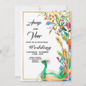 Uitnodiging tot weddenschap met Indische hindu Pea (Voorkant)