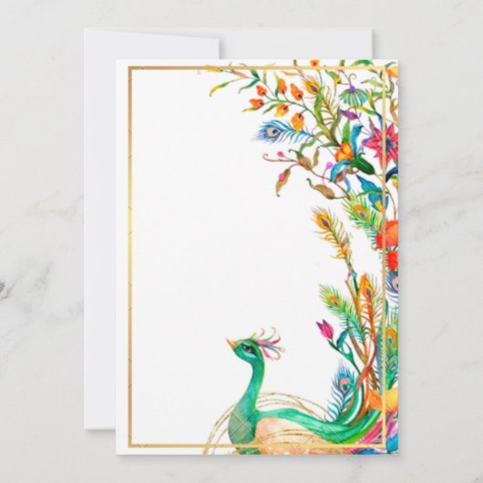 Uitnodiging tot weddenschap met Indische hindu Pea (Achterkant)