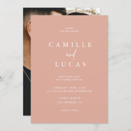 Uitnodiging tot weddenschap met roze mosterd