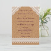 uitnodiging tot weddenschap met Wijn Cork (Staand voorkant)