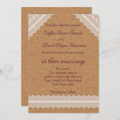 uitnodiging tot weddenschap met Wijn Cork (Voorkant / Achterkant)