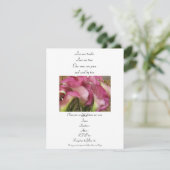 Uitnodiging tot weddenschap of tot herroeping (Staand voorkant)