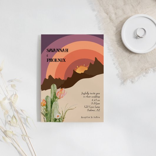 Uitnodiging tot weddenschap op de bestemming woest