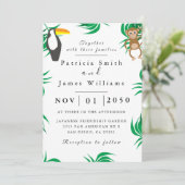 Uitnodiging tot weddenschap op het huwelijk (Staand voorkant)