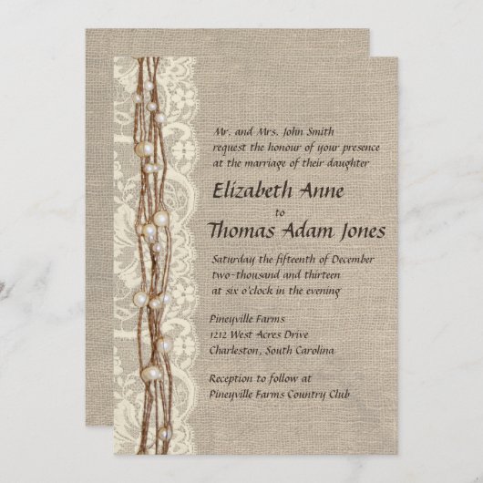 uitnodiging tot weddenschap op het Parelplein (Voorkant / Achterkant)