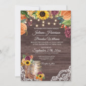 Uitnodiging tot weddenschap op het Rustische zonne (Voorkant)