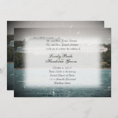 Uitnodiging tot weddenschap op Mackinac Island Gra (Voorkant / Achterkant)