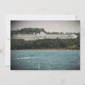 Uitnodiging tot weddenschap op Mackinac Island Gra (Achterkant)
