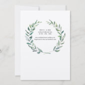 Uitnodiging tot weddenschap over het huwelijk met  (Achterkant)