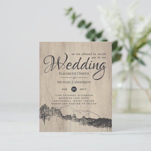 Uitnodiging tot weddenschap over het lustige geber (Staand voorkant)