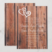 Uitnodiging tot weddenschap over het regenwoud (Voorkant / Achterkant)