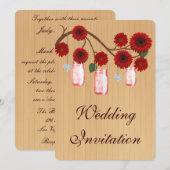 Uitnodiging tot weddenschap over landelijke roodma (Voorkant / Achterkant)