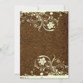 Uitnodiging tot weddenschap over lederen met cowbo (Achterkant)