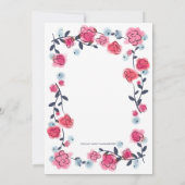 Uitnodiging tot weddenschap over liefdevolle rozen (Achterkant)