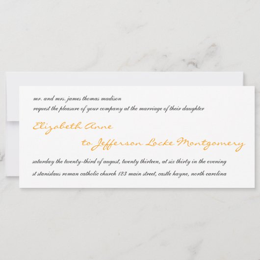 Uitnodiging tot weddenschap over Oranje en witte P (Achterkant)