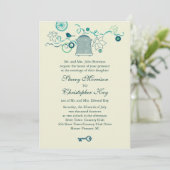 Uitnodiging tot weddenschap over vogeltrek (Staand voorkant)