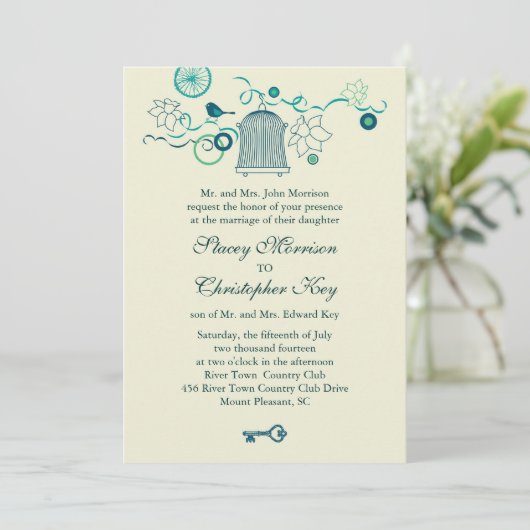 Uitnodiging tot weddenschap over vogeltrek (Staand voorkant)