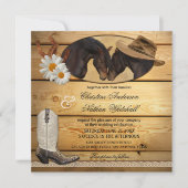 Uitnodiging tot weddenschap over Westerne paarden  (Voorkant)