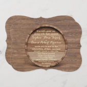 Uitnodiging tot weddenschap over Wooden Barrel (Voorkant / Achterkant)