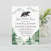 Uitnodiging tot weddenschap rond Beer met bijtende (Staand voorkant)