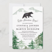 Uitnodiging tot weddenschap rond Beer met bijtende (Voorkant)