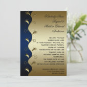 Uitnodiging tot weddenschap tussen marinescheepvaa (Staand voorkant)