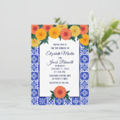 Uitnodiging tot weddenschap tussen Mexicaanse Tile (Staand voorkant)