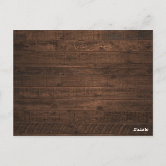 Uitnodiging tot weddenschap tussen Rustic Sunflowe (Achterkant)