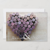 Uitnodiging tot weddenschap tussen Rustic Wine Cor (Voorkant)