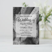 Uitnodiging tot weddenschap tussen Rustic Wine Cor (Staand voorkant)