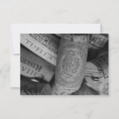 Uitnodiging tot weddenschap tussen Rustic Wine Cor (Achterkant)