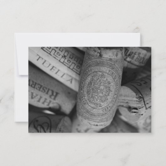 Uitnodiging tot weddenschap tussen Rustic Wine Cor (Achterkant)