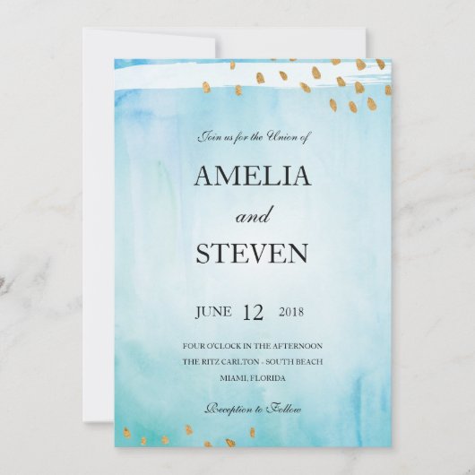 Uitnodiging tot weddenschap tussen Seashore (Voorkant)