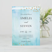 Uitnodiging tot weddenschap tussen Seashore (Staand voorkant)