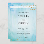 Uitnodiging tot weddenschap tussen Seashore (Voorkant / Achterkant)