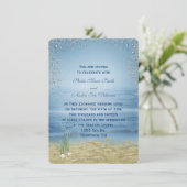 Uitnodiging tot weddenschap tussen Seashore (Staand voorkant)