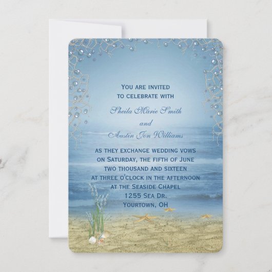 Uitnodiging tot weddenschap tussen Seashore (Voorkant)