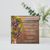 Uitnodiging tot weddenschap uit de wijnstok (Staand voorkant)
