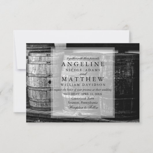 Uitnodiging tot weddenschap uit de wijnstok (Voorkant)