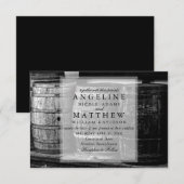 Uitnodiging tot weddenschap uit de wijnstok (Voorkant / Achterkant)