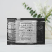 Uitnodiging tot weddenschap uit de wijnstok (Staand voorkant)