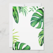 Uitnodiging tot weddenschap van Palm Fronds (Achterkant)