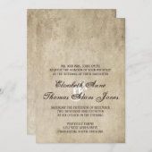 uitnodiging tot weddenschappen (Voorkant / Achterkant)