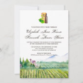 Uitnodiging tot weddenschappen bij wijnstokken (Voorkant)