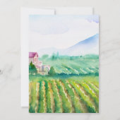 Uitnodiging tot weddenschappen bij wijnstokken (Achterkant)