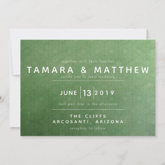 Uitnodiging tot weddenschappen in Emerald City (Voorkant)