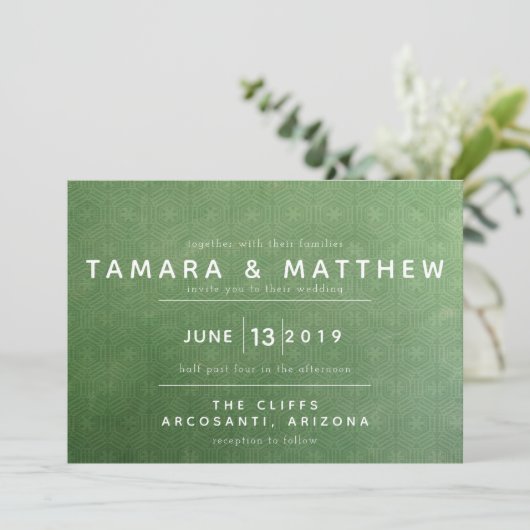 Uitnodiging tot weddenschappen in Emerald City (Staand voorkant)